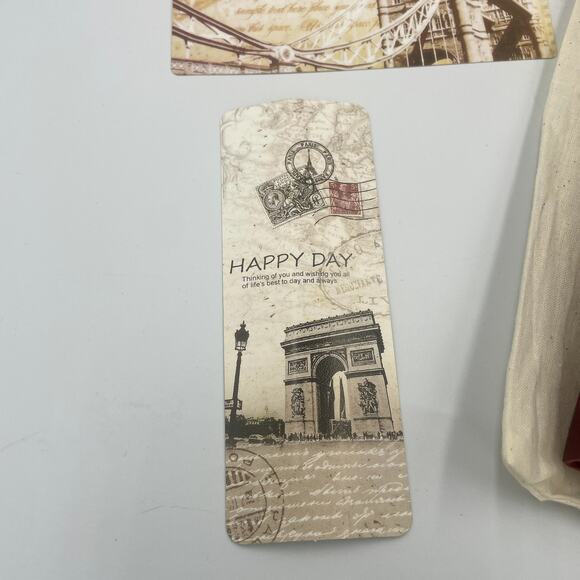 Robrasim Notebook Red Leather Bound Refillable Handmade Travel Photo Journal New - Picture 3 of 9